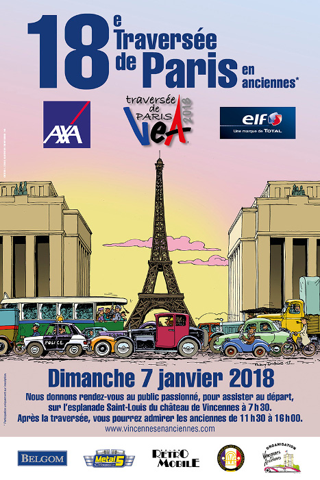 Traverse de Paris des vhicules d'poque
                          2018