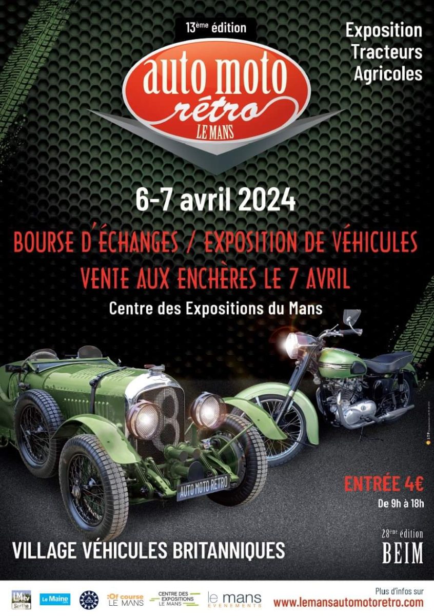 Le Mans Auto Moto Retro 2024