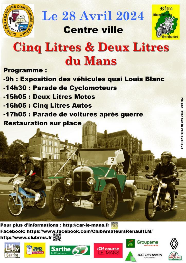 2 & 5 Litres du Mans 2024