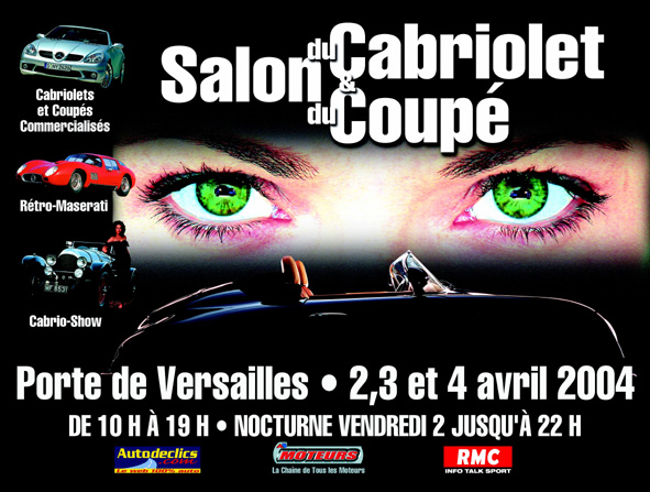 Affiche Salon du Cabriolet & du Coup 2004