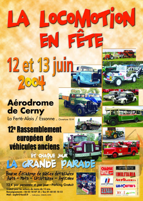 Affiche La Locomotion en Fte 2004