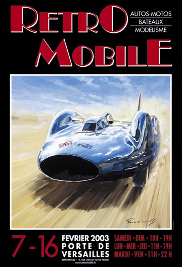 Affiche du salon Rtromobile 2003